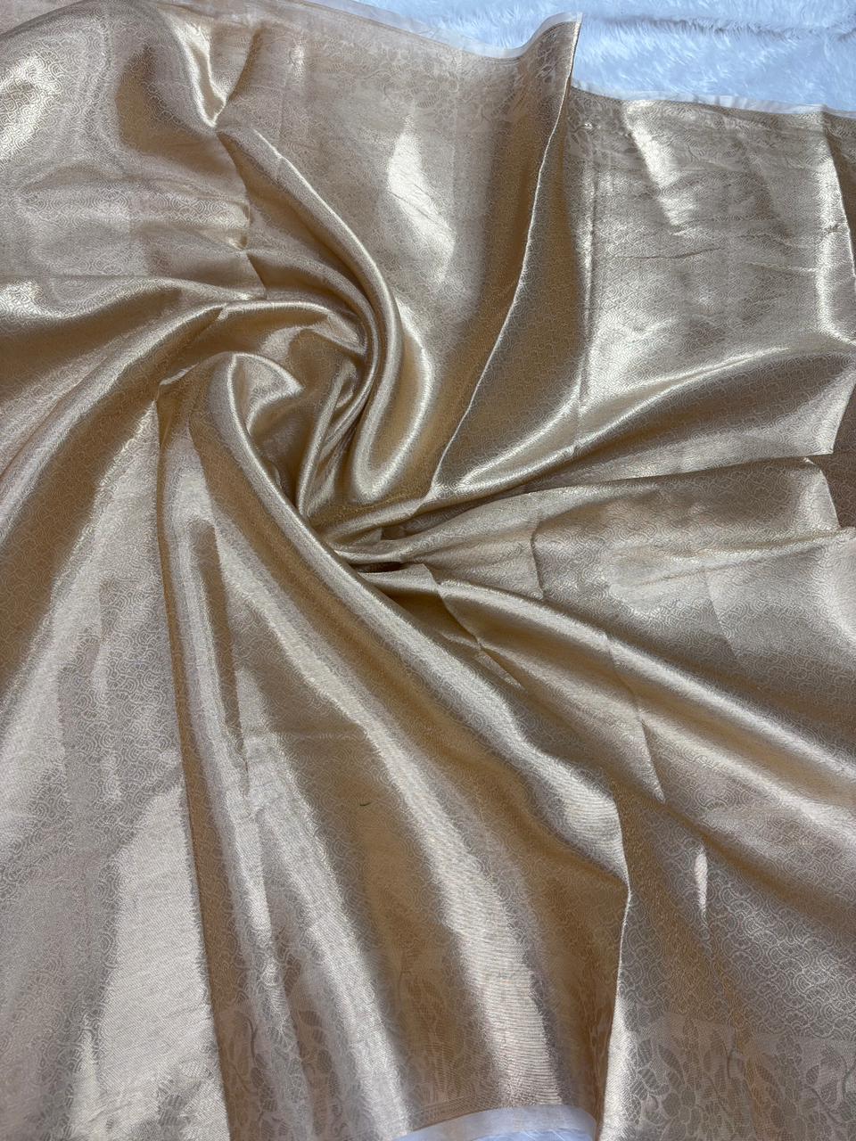 ಮಿಡಾಸ್ ಟಚ್: ಶುದ್ಧ ಚಿನ್ನದ ಬನಾರಸಿ ಟಿಶ್ಯೂ ರೇಷ್ಮೆ ಸೀರೆ