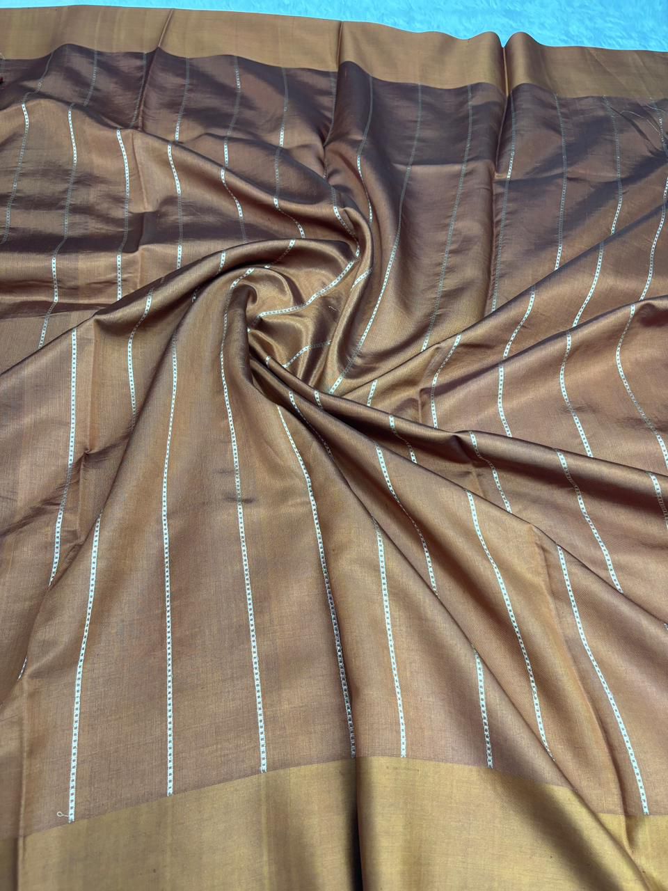 Rungkaat Katan Silk Light Weight Kadhua Handloom Saree