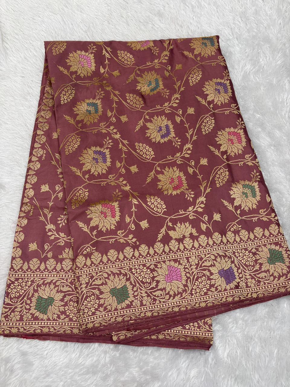 Premium Kadhua Jungla Handloom Banarasi Silk Sarees