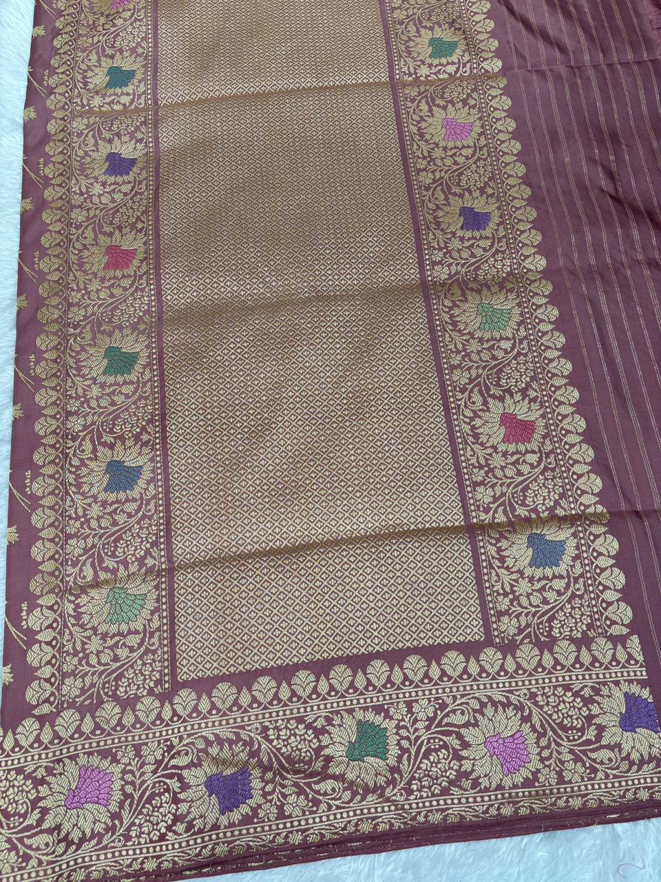 Premium Kadhua Jungla Handloom Banarasi Silk Sarees