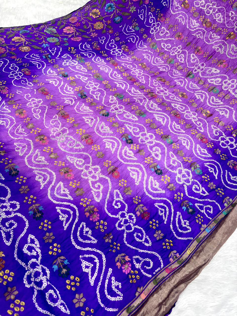 The Royal Heritage Edit: Premium Banarasi Khaddi Georgette Bandhej Sarees